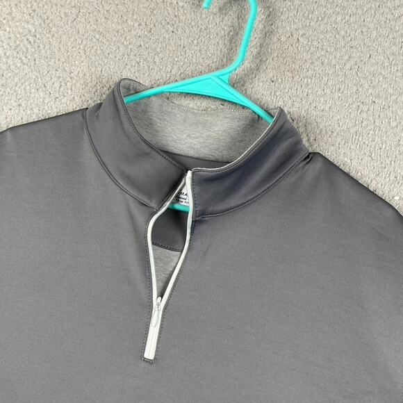 Mizzen + Main 1/4 Zip Pullover Sweater Men's 2XL Gray Performance Tech Causal - Picture 3 of 10